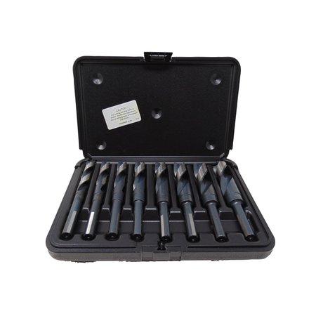 NORSEMAN BY VIKING DRILL AND TOOL 8 Piece 9-16" to 1" 135 Degree Split Point Cryo-Nitride S&D Set 30333